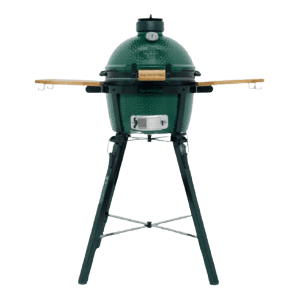 Big Green Egg MiniMax + Portable Nest + Zijplankjes voorkant