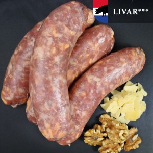 Braadworst LIVAR - cheddar/walnoot