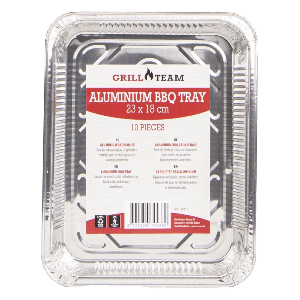 GrillTeam Aluminum BBQ trays 23x18 cm