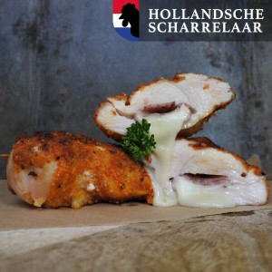 Kip Cordon Bleu Scharrel met taleggio, truffelsalami & zwarte peper