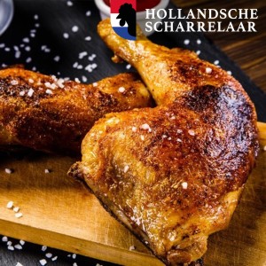 Raw Free-range Chicken Legs BBQ Marinated