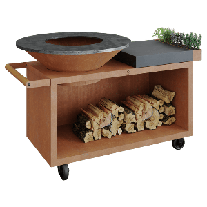 OFYR Island Corten 100 PRO Donker Grijs Keramiek