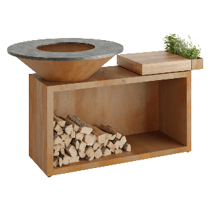 OFYR Island Corten Teak Hout 100
