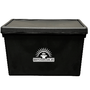 Bestcharcoal Opbergbox houtskool voorkant