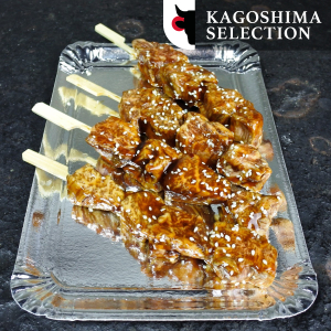 Ribeye spiesjes ketjap/sesam Japans Wagyu Kagoshima A5+ BMS12