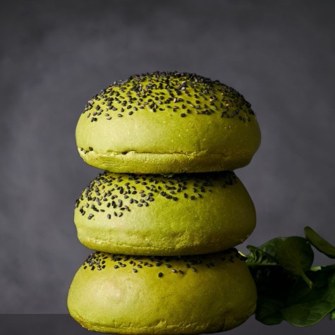 Burgerbun brioche green