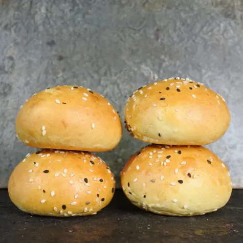 Mini burgerbun brioche white