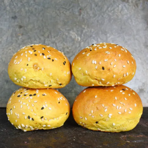 Mini burgerbun brioche yellow