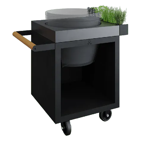 OFYR Kamado Table Black 65 PRO Beton BGE