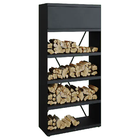 OFYR Wood Storage Black 100