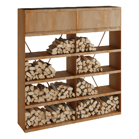 OFYR Wood Storage Corten 200