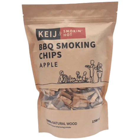 Keij BBQ Smoking Chips Apple -zak 1700 ml