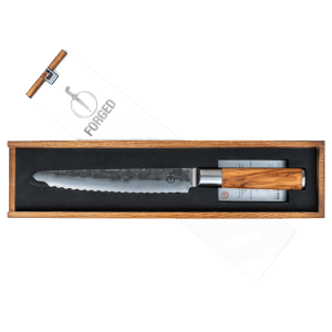 Forged Olive Bread Knife