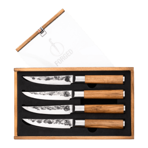 Forged Olive Steak Knives