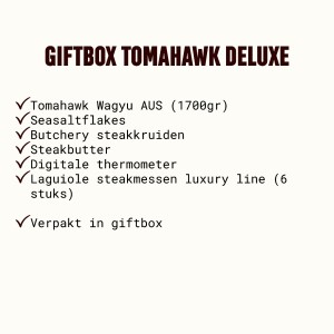 GIFT BOX Tomahawk Deluxe