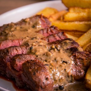 Pepper steak Blonde d'Aquitaine