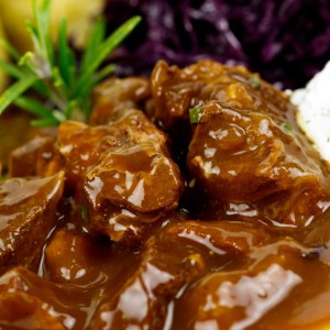 Venison goulash meat