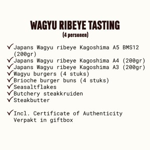 Wagyu Ribeye Tasting