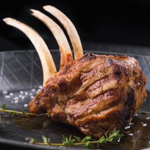 Wild boar frenched racks