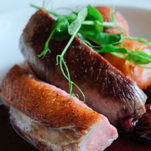 Wild duck breast fillet with skin