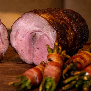 Haricots verts with bacon