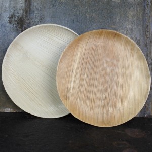 Round serving plate palm diameter 230mm h20mm