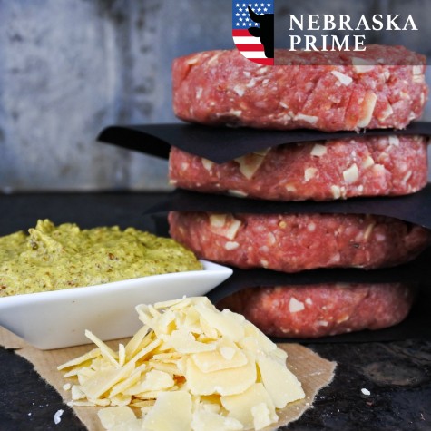 Black Angus burger - old Amsterdam/mosterdzaadjes