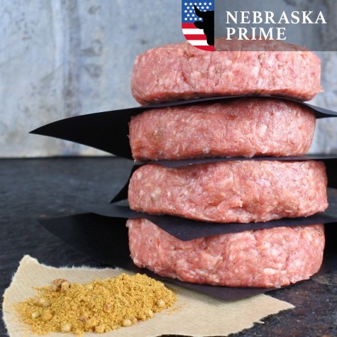 Black Angus burger - ras al hanout