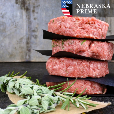 Black Angus burger - rozemarijn/oregano