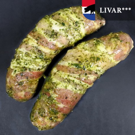 Braadworst met spek LIVAR - Bourgondisch