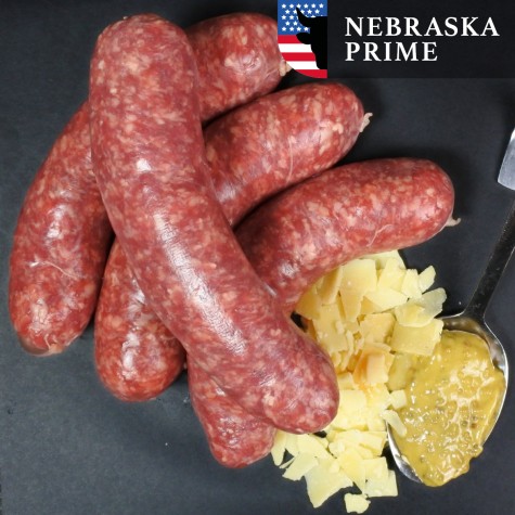 4x Braadworst USA Angus Old Amsterdam Mosterd