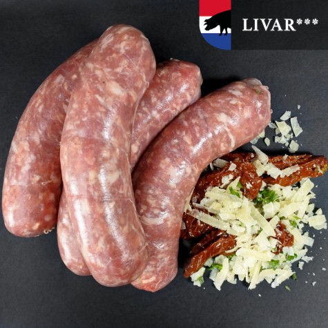 Braadworst LIVAR - zontomaat/parmigiano DOP