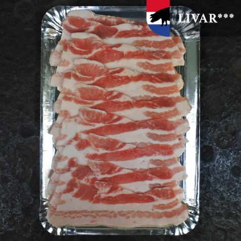 Shabu Shabu buikspek zonder zwoerd LIVAR 2mm