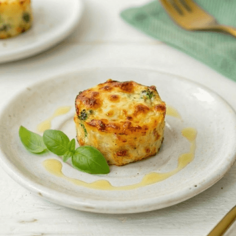 Gratintaartje broccoli creamcheese