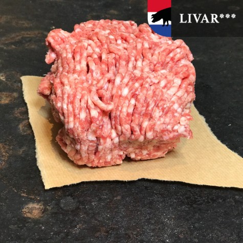 Half om half gehakt ONGEKRUID LIVAR/Blonde d'Aquitaine