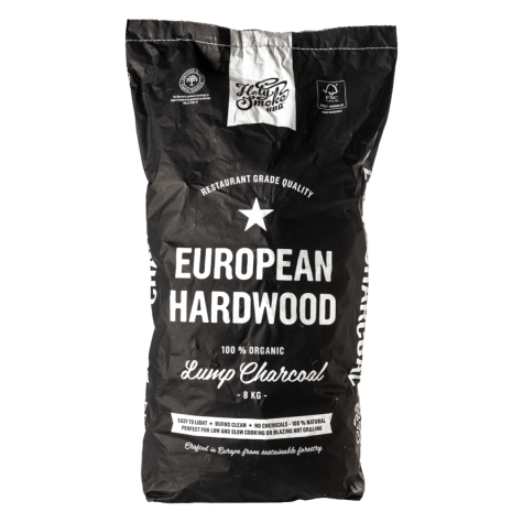 Holy smoke BBQ European hardwood lump houtskool
