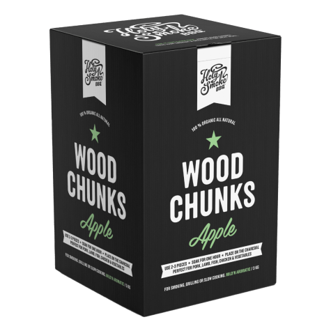 Holy smoke BBQ smoke wood chunks apple