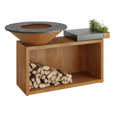 OFYR Island Corten 100  Donker Grijs Keramiek