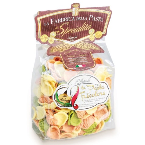 tri colore schelpenpasta