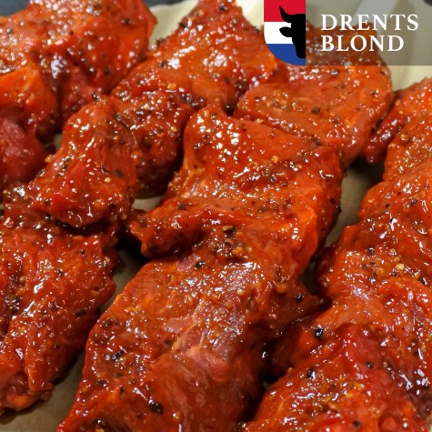 Ribeye spies cafe de Paris Blonde D' Aquitaine