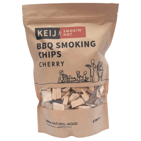 Keij BBQ Smoking Chips Cherry -zak 1700 ml