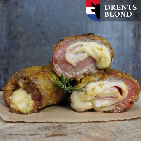Cordon Bleu Blonde d'Aquitaine met boerenkaas & livarham