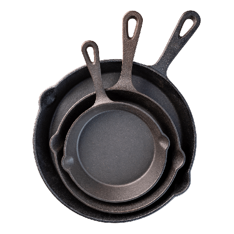 Keij Set van 3 skillets