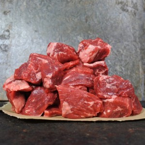 Bavette cubes Black Angus USDA prime