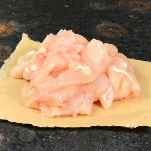 Free-range chicken breast diced