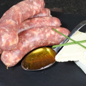 Bratwurst Porc au Grain - honey/brie