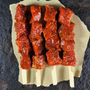Beef tenderloin skewer Black Pepper Seasalt Wagyu AUS