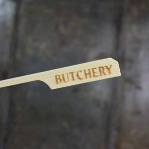 Butchery gunshape bamboo prikker