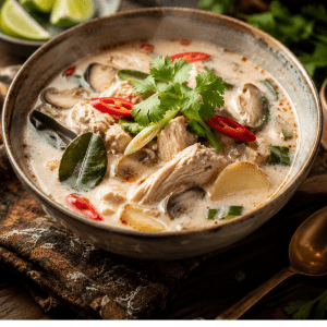 Tom Kha Kai with chicken