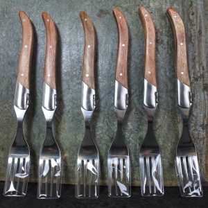 6x L'Aguiole Steak Forks